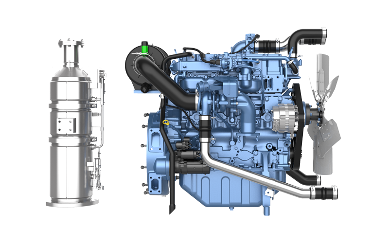 Motor para geração de energia série 4M12 (EU Stage V)
